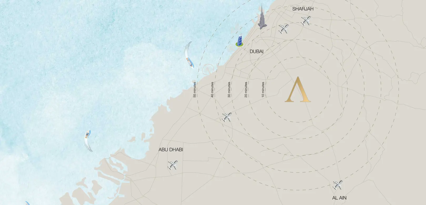 location-Arabian Hills Estate Plots